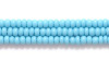 Czech Seed Bead Opaque Turquoise Blue 11/0 